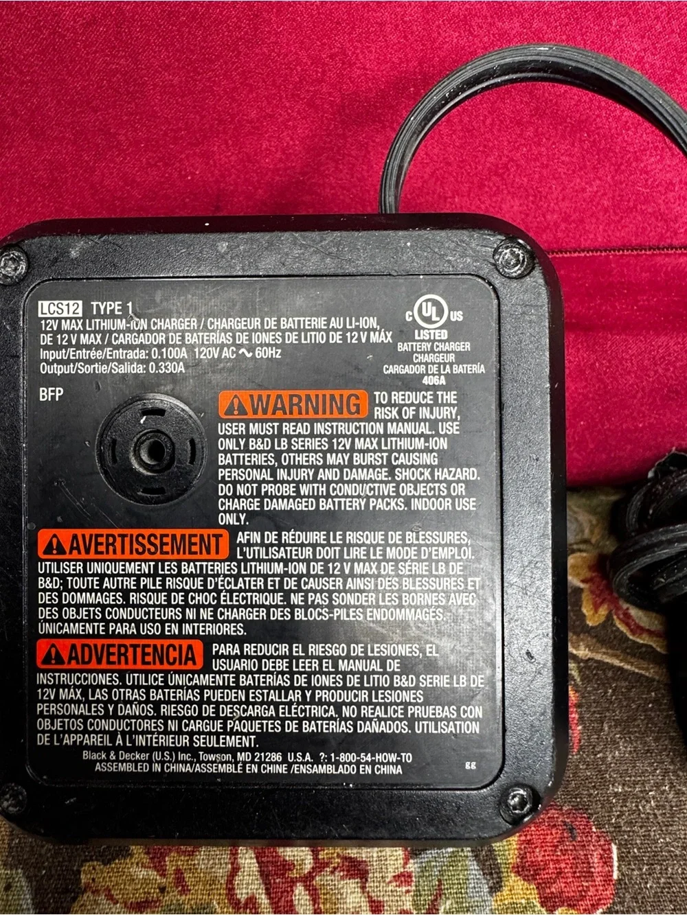 Black & Decker black+decker lcs12